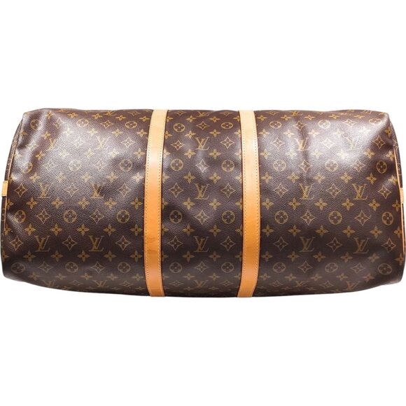 756737BJ (EH) Louis Vuitton Travel Bag Keepall Bandouliere 55 Brown Monogram - Picture 3 of 13